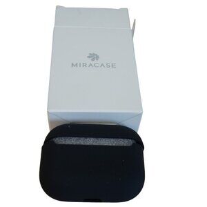 NWT Miracase Upgrade Silicone Case For AirPods Black Shockproof & Durable‎